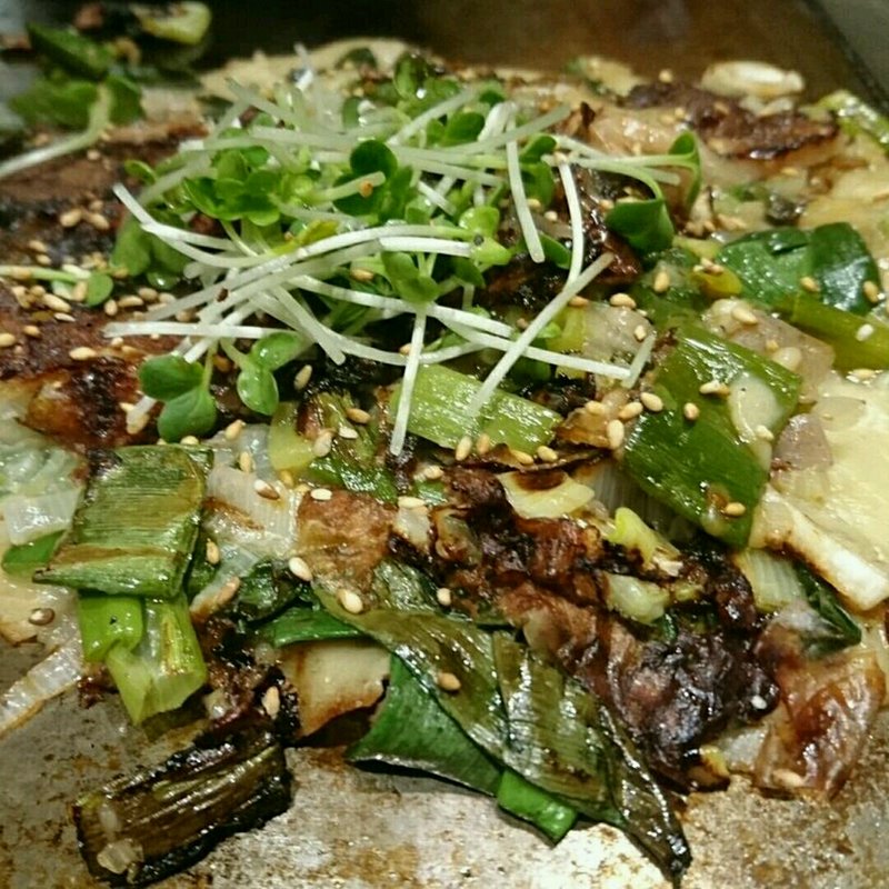 ねぎ焼き(豚)(お好み 吉田)