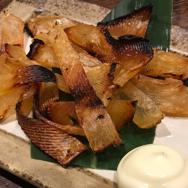 エイヒレの炙り焼(山内農場 なんば千日前店)