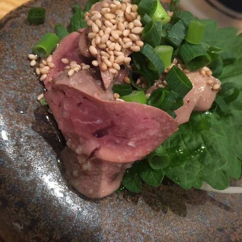 白レバーのたたき(神鶏 市ヶ谷店)