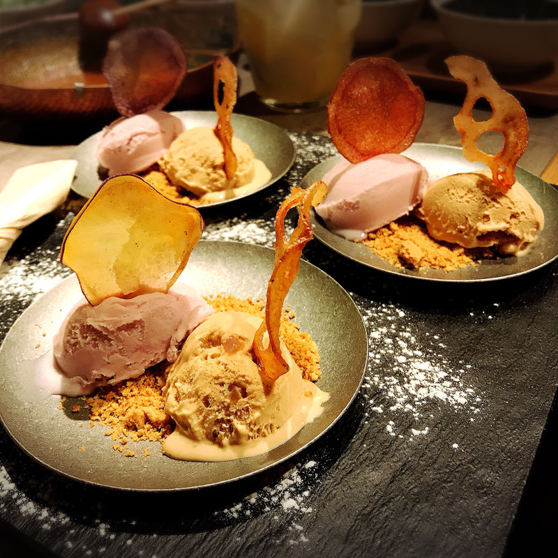 旬のジェラート盛り(しゃぶしゃぶ れたす 中目黒本店)