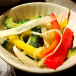 彩り野菜の半生ピクルス
