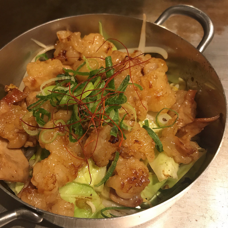 旨辛ホルモン鉄板焼(千房 一番町支店 （ちぼう）)