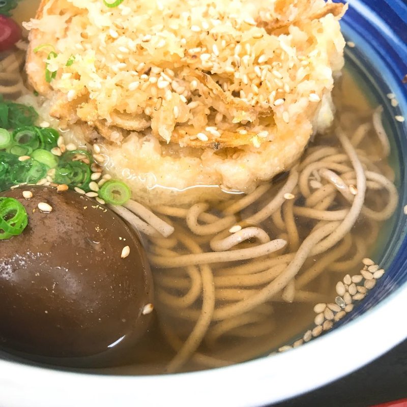 ごぼう天そば(白河そば)