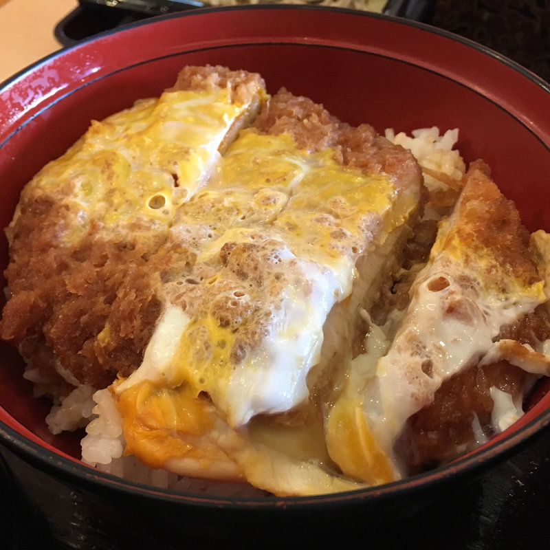 かつ丼(藪そば)