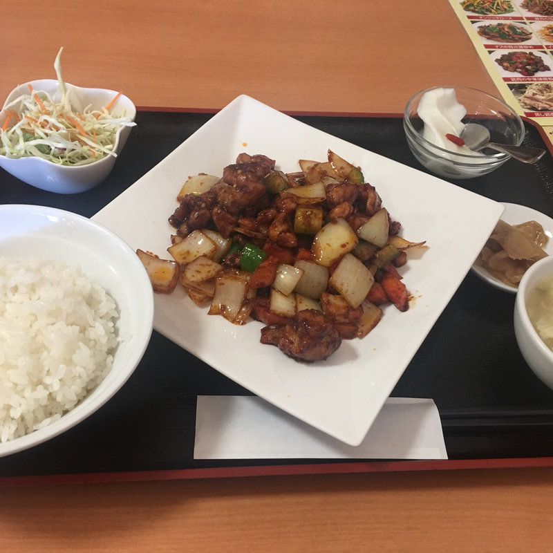 鶏肉の中華味噌炒め (ランチ)(台湾一品餃子酒場)