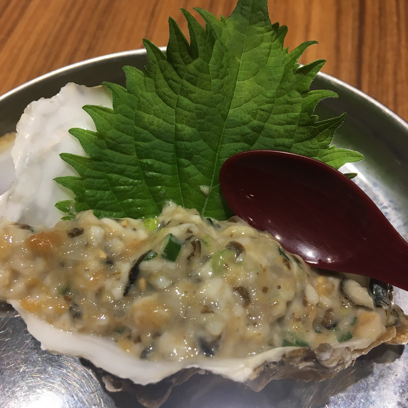 生牡蠣なめろう(酒場のんき)