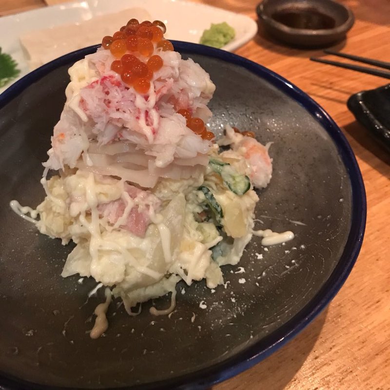 カニと蓮根のポテサラ(点ス 大宮店)