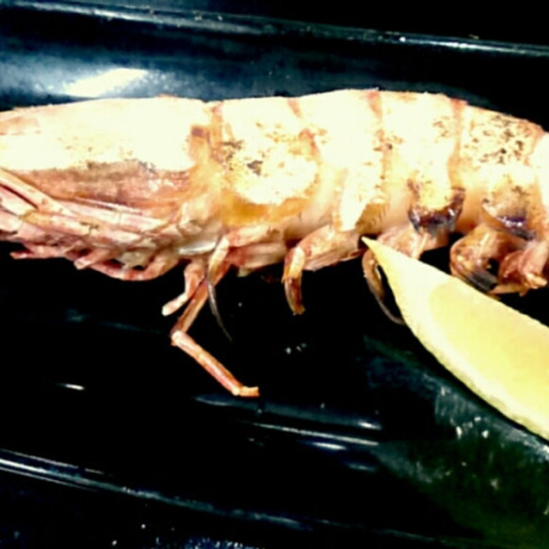 特大エビ塩焼き(炭火焼倶楽部)