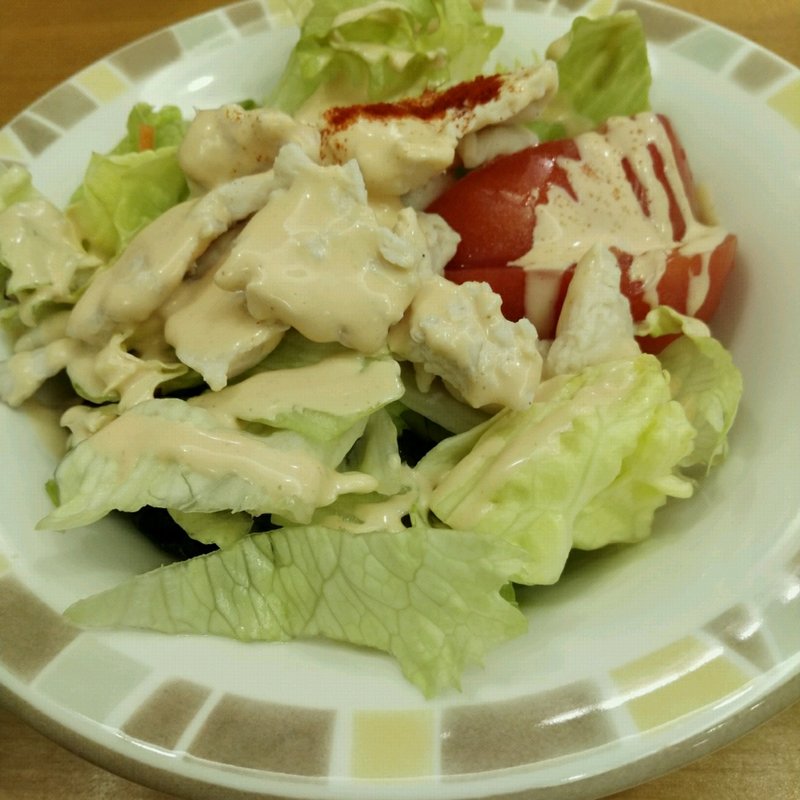 やわらかチキンのサラダ(サイゼリヤ 京都寺町店 )