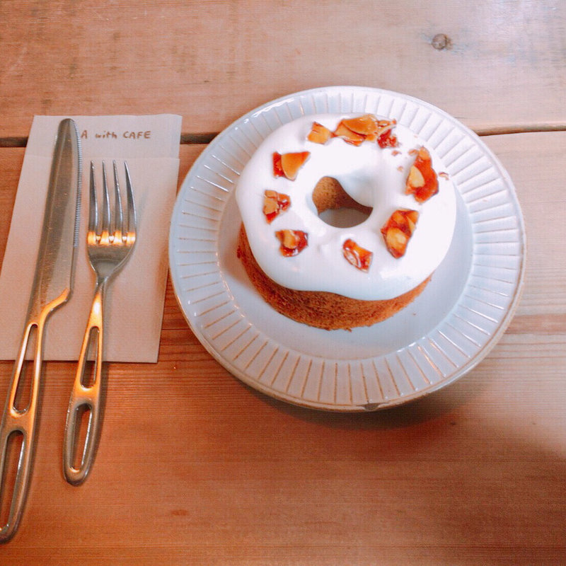 キャラメルシフォンケーキ(AIDA with CAFE 広島店 （アイーダ ウィズ カフェ）)