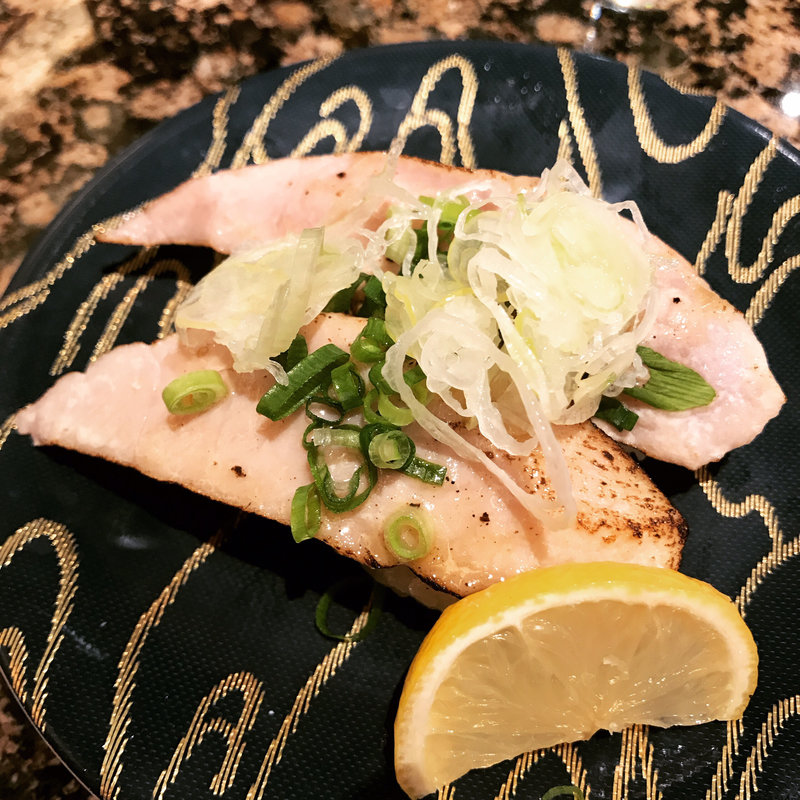 まぐろネギ塩炙り(がってん寿司 綾瀬店)