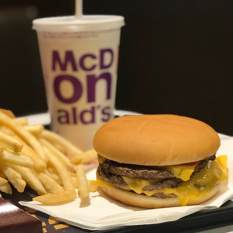 トリプルチーズバーガー(セット)(マクドナルド 内環豊中店)