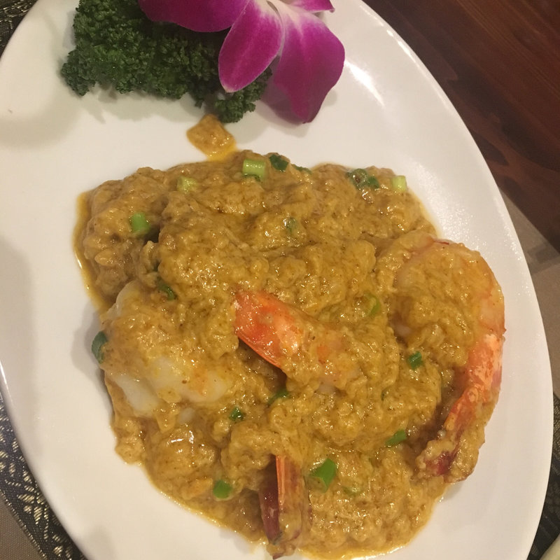 エビのカレー炒め(アジアンダイニング RomAsia)