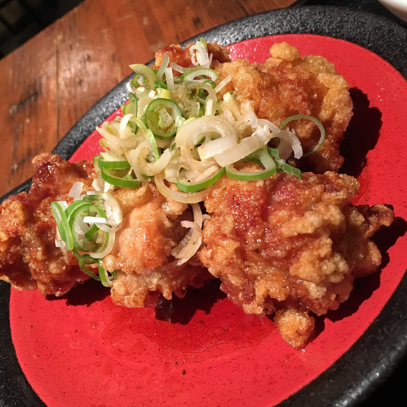 伍楽名物 竜田揚げ定食(伍楽)