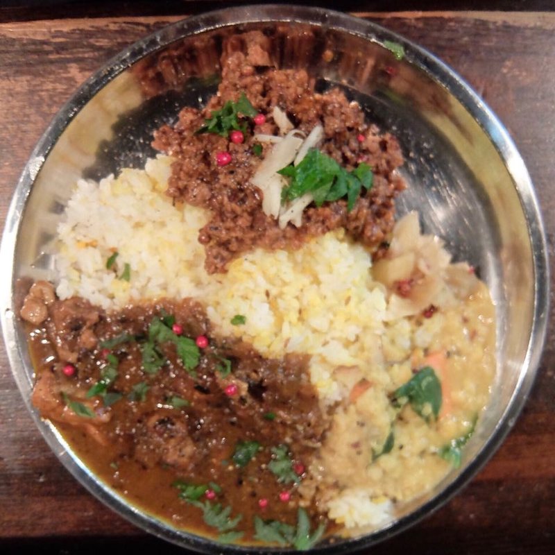 ラムキーマ＆チキンカレー(negombo33)