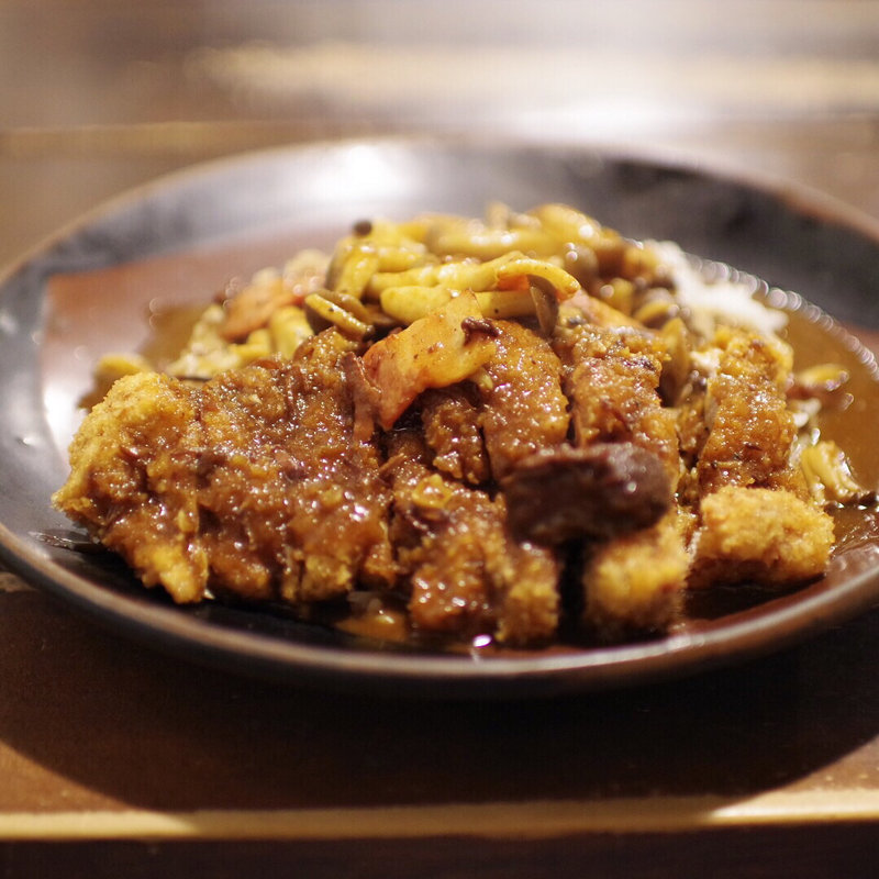 きのこチキンカツカレー(インデアン （indean）)