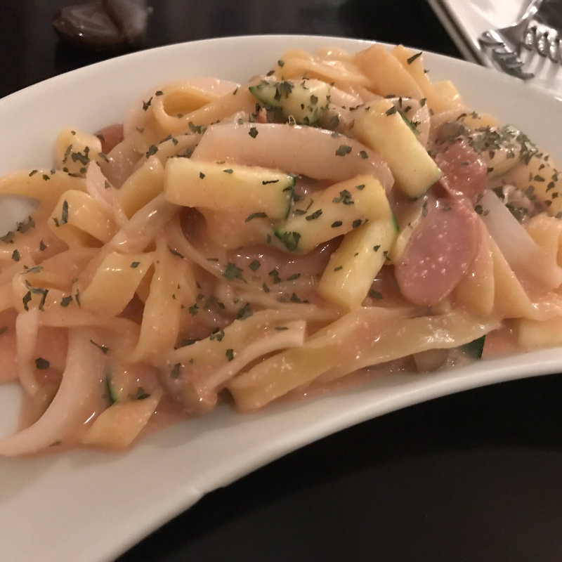 明太パスタ(どんぐり)