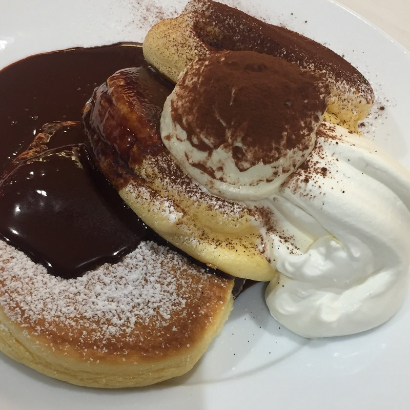 ティラミスパンケーキ(幸せのパンケーキ 銀座店)