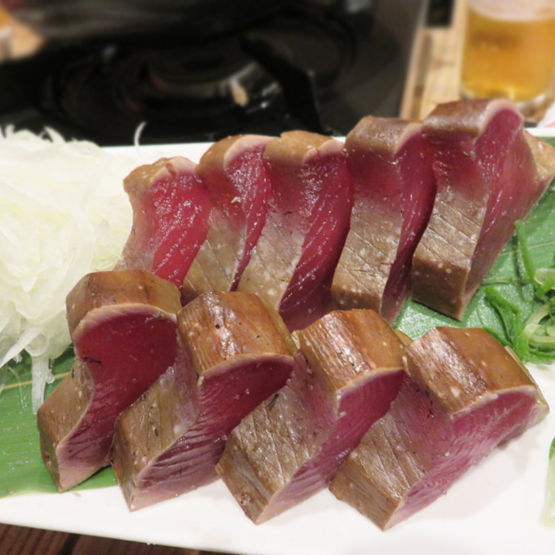 カツオ藁焼き(元気が出る居酒屋よだれ屋)