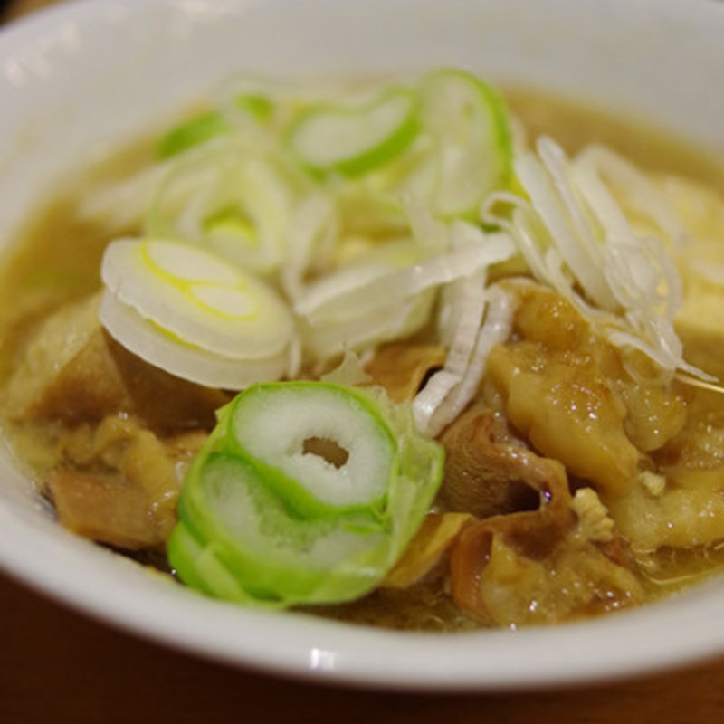 もつ煮込豆腐入り