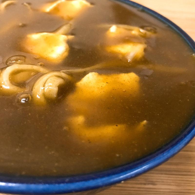 カレー南ばん(翁そば)