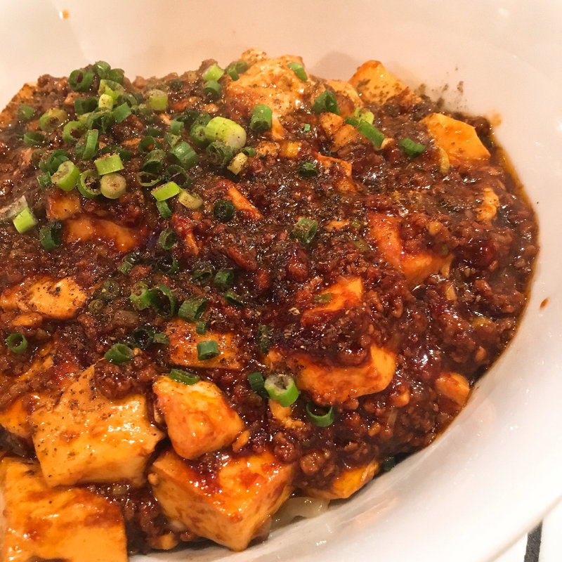 麻婆麺(ひとくち餃子まるしん)