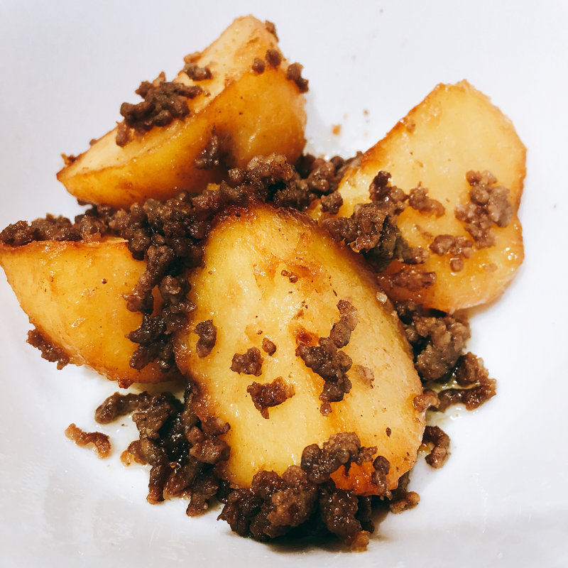 じゃがそぼろ(立ち呑み専科 力雅)