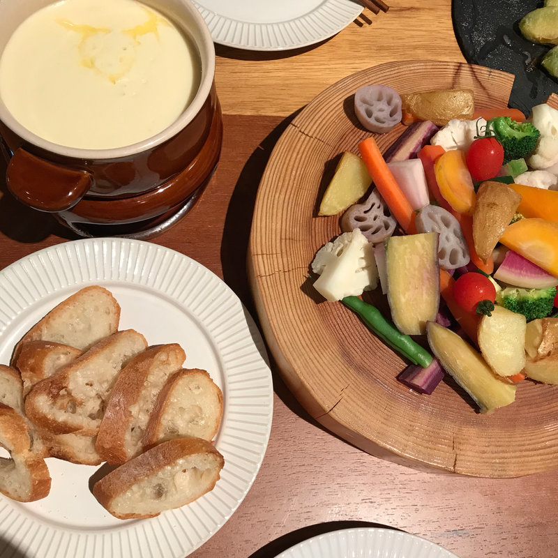 チーズフォンデュ(ヤサイスタイル)