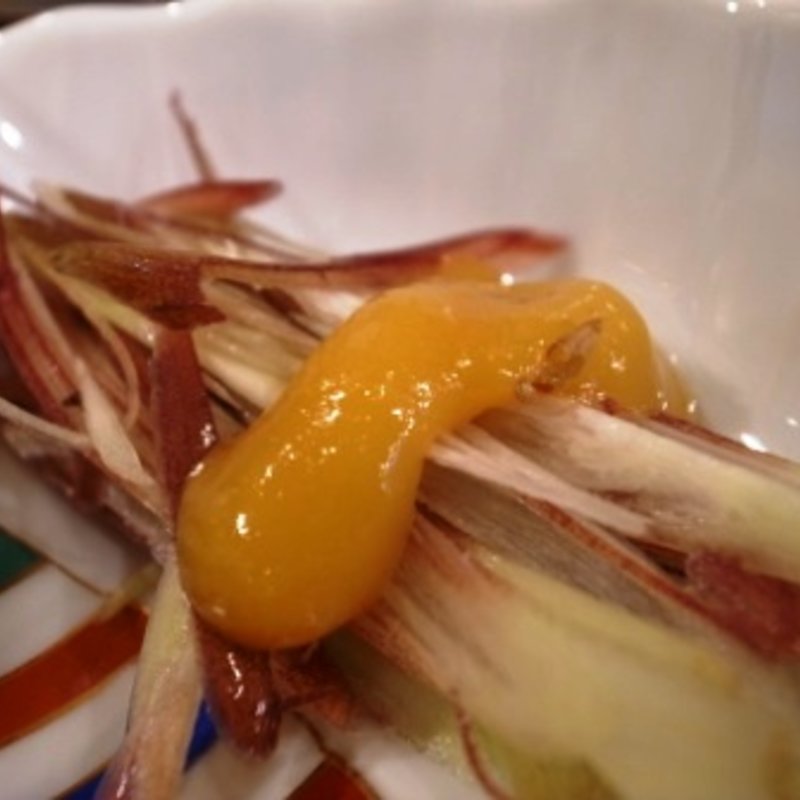 みょうが酢味噌(寿司 からし志)