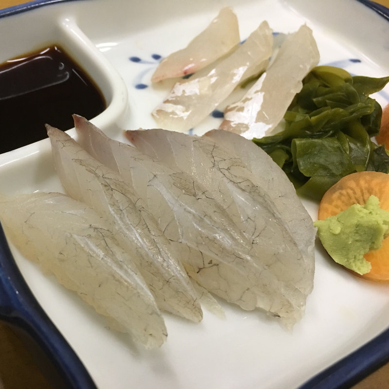 コチの刺身(うずしお食堂 )