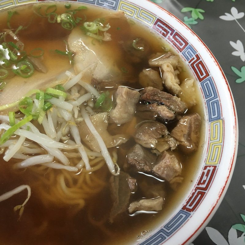 すじそば(松月食堂)