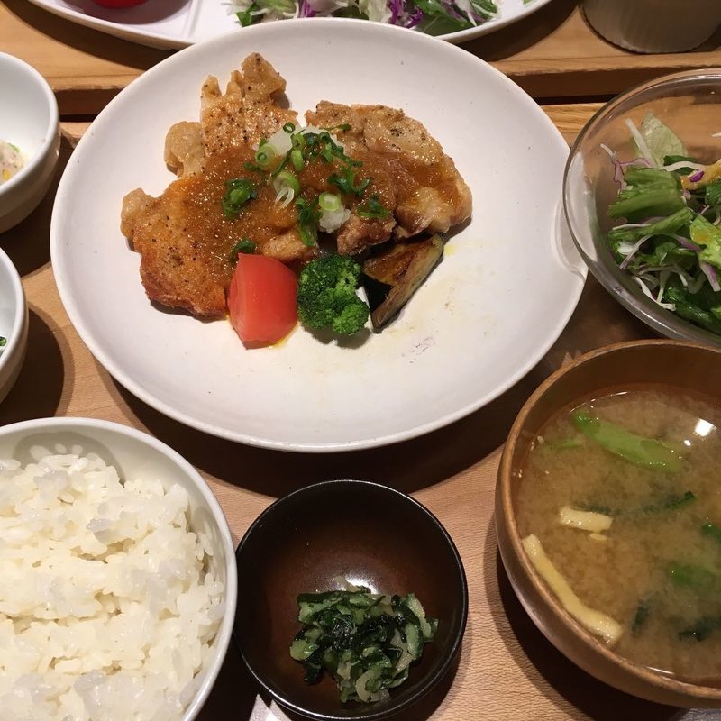 麦富士豚すりおろし野菜ソース(おぼんdeごはん 武蔵小杉東急スクエア店)