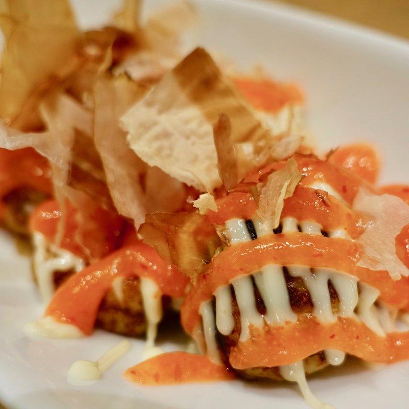 たこやき+明太マヨ(たこ焼き創作バルOCTO 西田辺店)