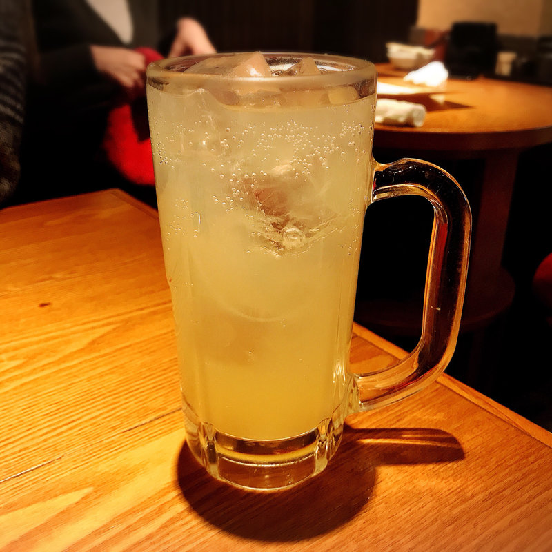 グレープフルーツサワー(鶏だしおでん さもん 中目黒店)