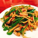 青椒肉絲(東僑飯店)