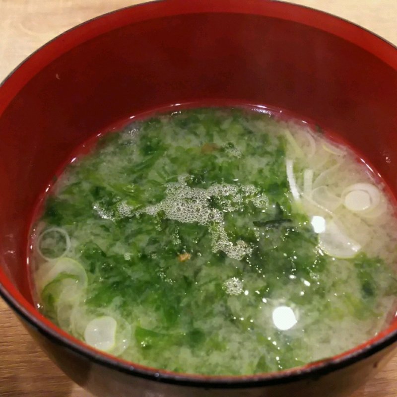 海海苔の味噌汁(磯丸水産 川崎駅前店)