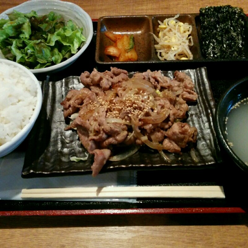 牛ネギ塩定食（肉増し）(永秀 渋谷神泉本店)