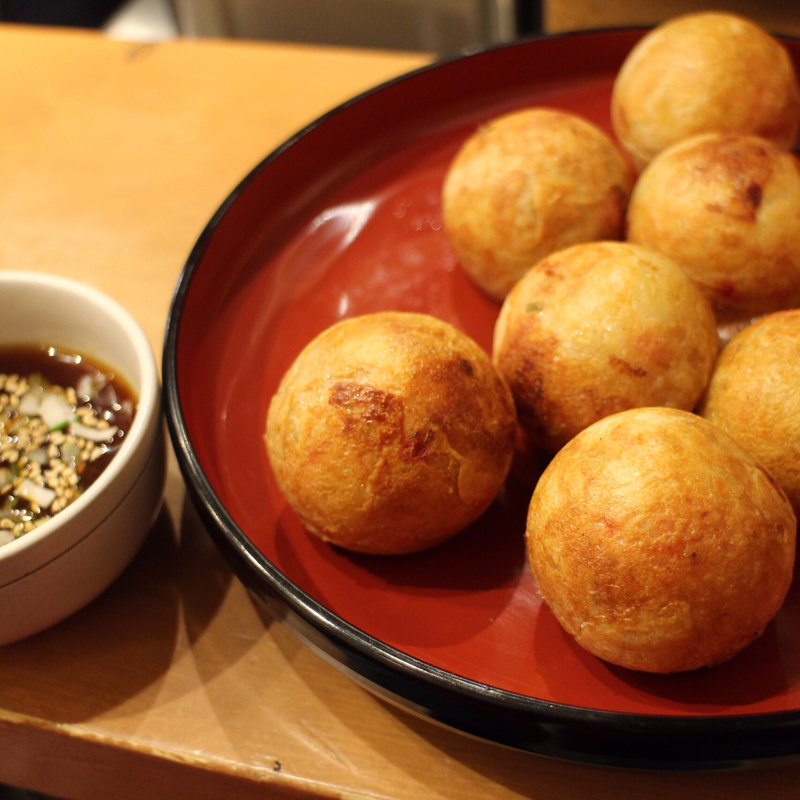 ぽんずたこやき/8個(タコとハイボール 札幌狸小路本店)
