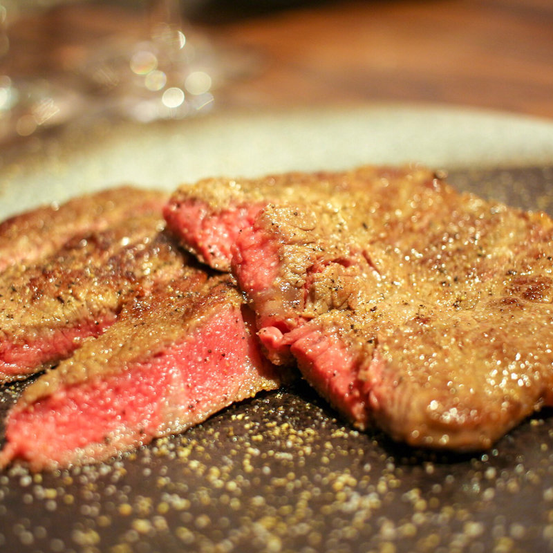 ジャージー牛のサーロインステーキ(格之進 Neuf)