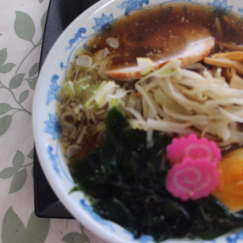 正油ラーメン(道銀ビル厚生食堂 らいらっく)