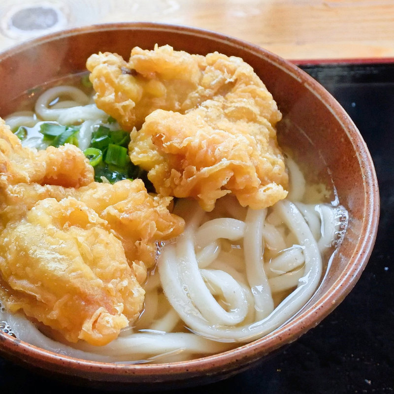 とり天うどん（かけ+とり天）(オハラうどん )