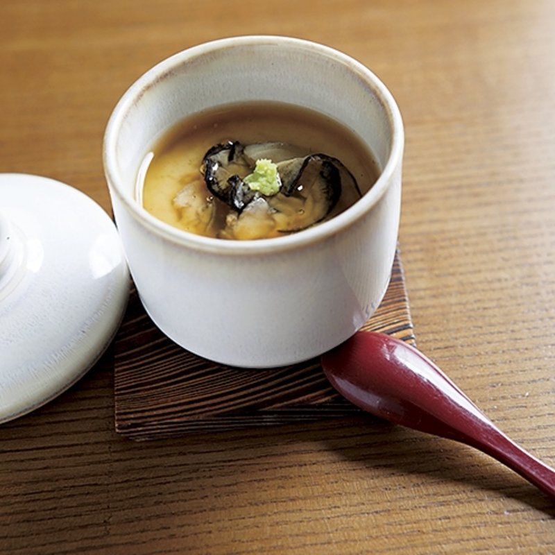 牡蠣と生姜のとろろ蒸し(ひぐらし )