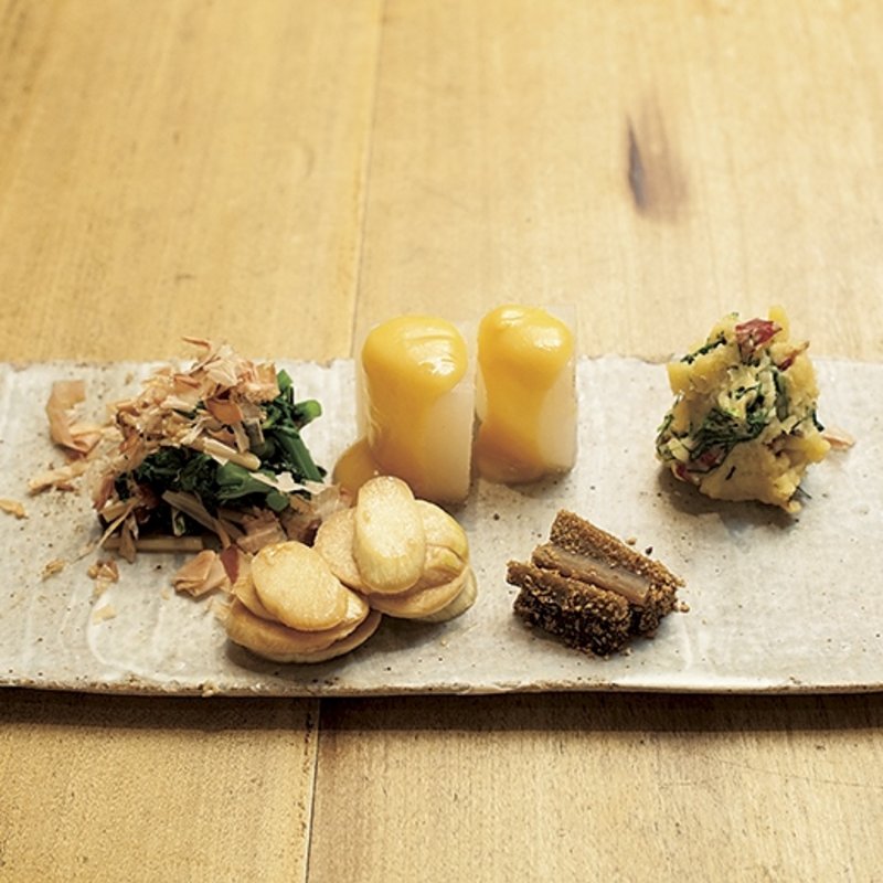 旬菜の盛り合わせ(魚竹)