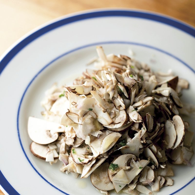 ブラウンマッシュルームだけのサラダ(関山米穀店)