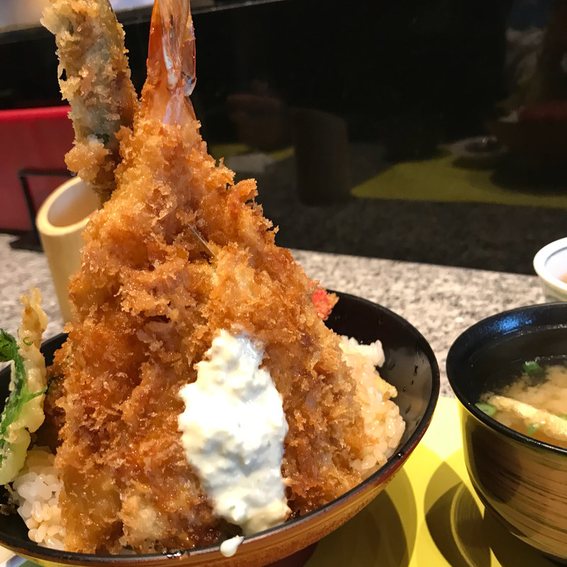 海老かつランチ(串あげもの 旬s 虎ノ門ヒルズ店 （シュンズ）)