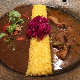 カレー2種盛り(ピワン （piwang）)