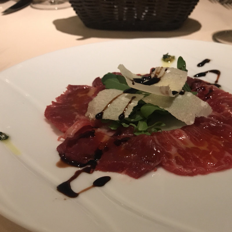 桜肉のカルパッチョ(Ristoria Girasole)