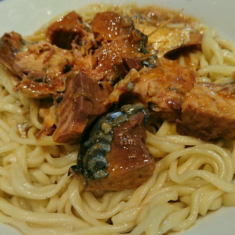 かまぬきラーメン(サバ・裏)(清流 )