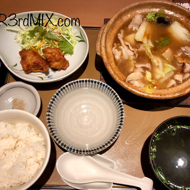 豚肉と白菜のあんかけ鍋定食(やよい軒 両国店 )