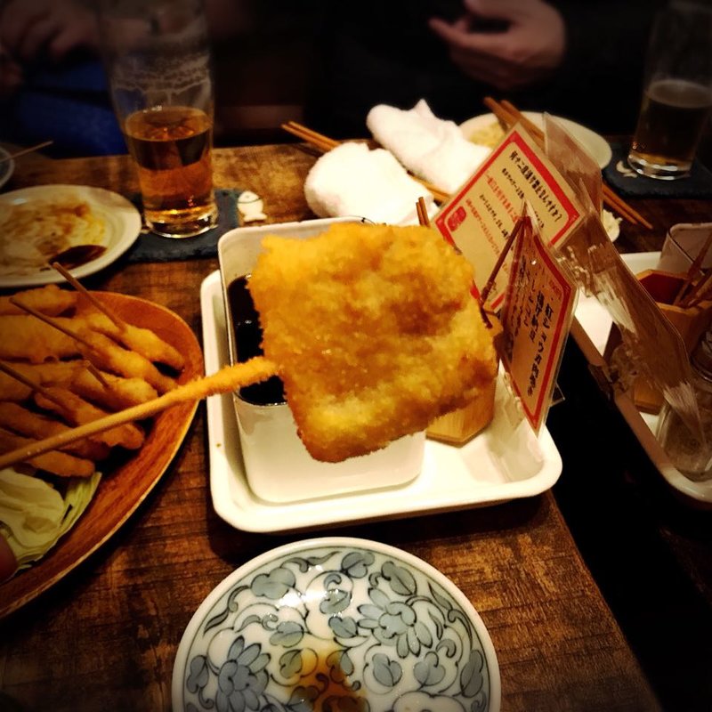 豚バラ(いか玉焼と串カツ マハカラ)